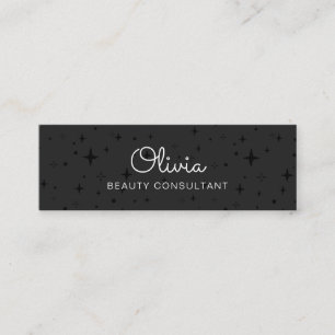 Signature Script Black Stars Mini Visitekaartje
