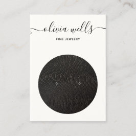 Signature Script Black White Earning Display Visitekaartje