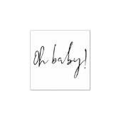 Signature Script Simple Shower Oh Baby Rubberstempel (Afrduk)