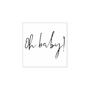 Signature Script Simple Shower Oh Baby Rubberstempel