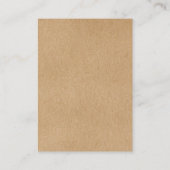 Signature Script Wedding Rustic Dank je Plaatskaartje (Achterkant)