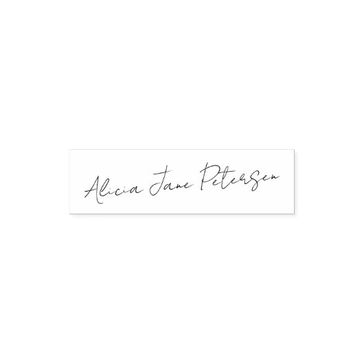 Signature script your name personalized zelfinktende stempel (Design)