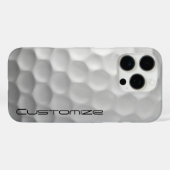 Signature Series Gepersonaliseerde Golfbal Cadeaus Case-Mate iPhone Case (Achterkant (horizontaal))