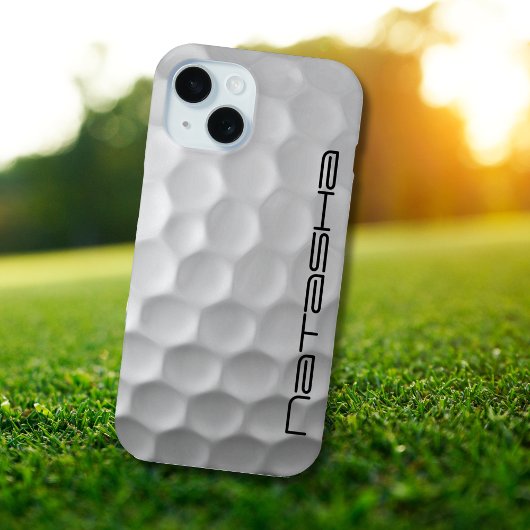 Signature Series Gepersonaliseerde Golfbal Cadeaus Case-Mate iPhone Case