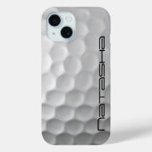Signature Series Gepersonaliseerde Golfbal Cadeaus Case-Mate iPhone Case (Achterkant)