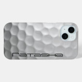 Signature Series Gepersonaliseerde Golfbal Cadeaus Case-Mate iPhone Case (Achterkant (horizontaal))