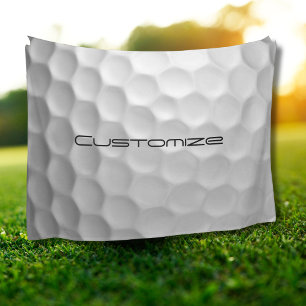 Signature Series Gepersonaliseerde Golfbal Cadeaus Fleece Deken