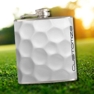 Signature Series Gepersonaliseerde Golfbal Cadeaus Heupfles