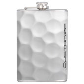 Signature Series Gepersonaliseerde Golfbal Cadeaus Heupfles (Voorkant)