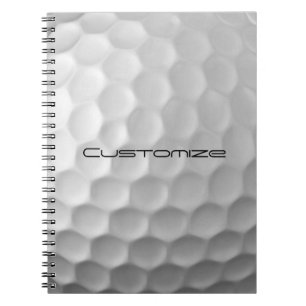 Signature Series Gepersonaliseerde Golfbal Cadeaus Notitieboek