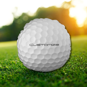 Signature Series Gepersonaliseerde Golfbal Cadeaus Rond Kussen