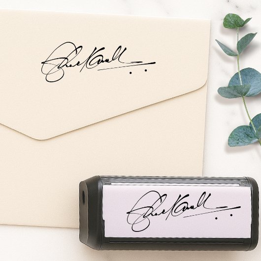 Signature Stamp | Upload Your Handwritten Name Zelfinktende Stempel