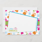 Signature: Steen 12,7 x 17,8 cm, standaard wit Kaart (Achterkant)