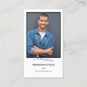 Signature Talent Calling Card | Mini Comp-Kaarten Visitekaartje (Voorkant)