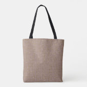 Signature True Taupe Monogram Tote with Soft Shine Tote Bag (Achterkant)