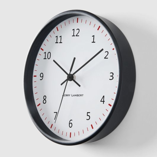 Signature Wall Clock 2 (Hoek)
