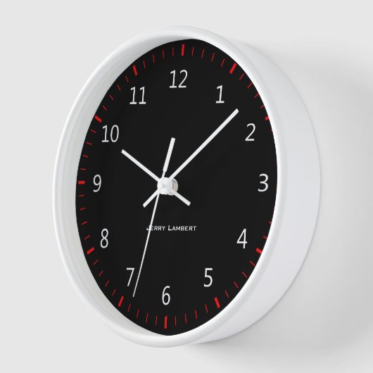 Signature Wall Clock 3 (Hoek)