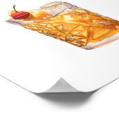 Signaturedrankjes Huwelijkscocktail Menuposter Poster (Hoek)