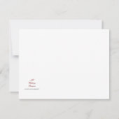 Signboard Bewaar de datum (mandarijn) Aankondiging (Achterkant)