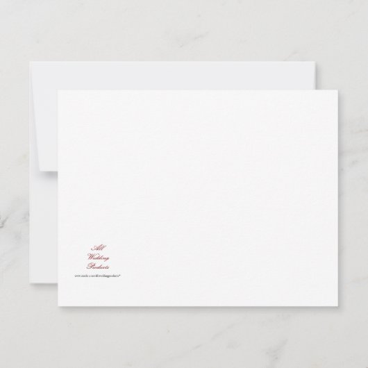 Signboard Bewaar de datum (mandarijn) Aankondiging (Achterkant)