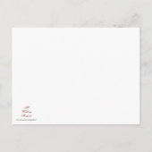 Signboard Save The Date Briefkaart (Smaragd) (Achterkant)