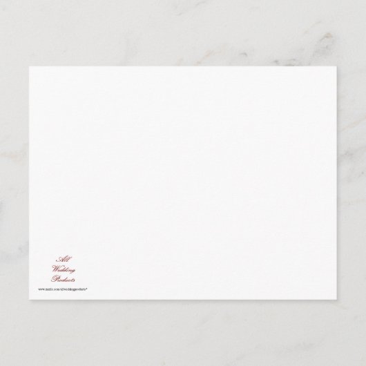 Signboard Save The Date Briefkaart (Smaragd) (Achterkant)