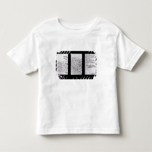 Signed letter, 1887 (pen en inkt op papier) (b/w) kinder shirts (Voorkant)