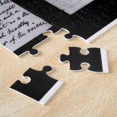 Signed letter, 1887 (pen en inkt op papier) (b/w) legpuzzel (Zijkant)