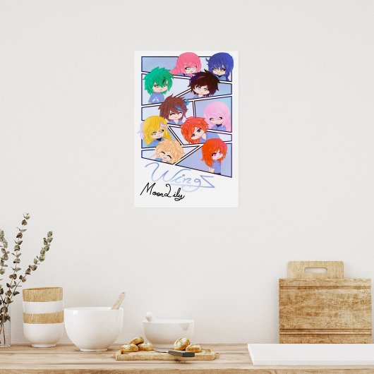 Signed Wingz Official Poster (Matte) (Keuken)