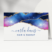 Signeerscript Agate Watercolor Galaxy Hemellichaam Visitekaartje