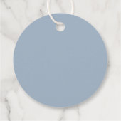 Signeerscript Stofblauw Dank Je Bedankjes Labels (Achterkant)