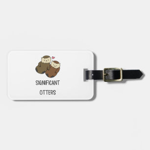 SIGNIFICANTE OTTERS-koppels shirten, accessoires Bagagelabel
