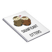 SIGNIFICANTE OTTERS-koppels shirten, accessoires Notitieboek (Rechterzijde)