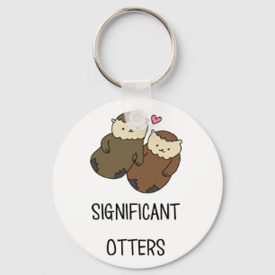 SIGNIFICANTE OTTERS-koppels shirten, accessoires Sleutelhanger