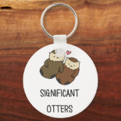 SIGNIFICANTE OTTERS-koppels shirten, accessoires Sleutelhanger (Voorkant)