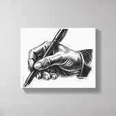 "Signing Hand" Canvas (Voorkant)