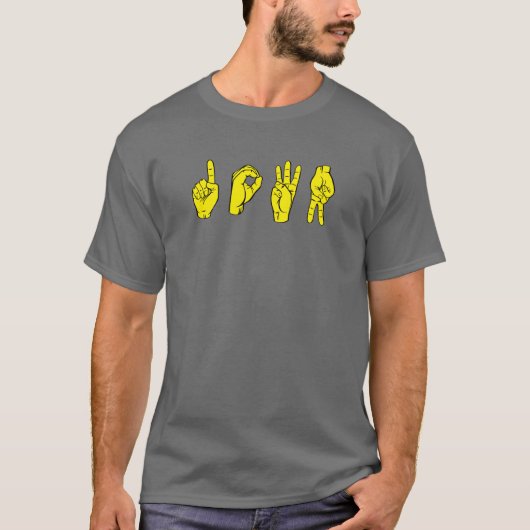 SignIOWA T-Shirt (Voorkant)
