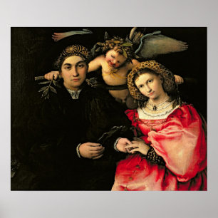 Signor Marsilio Cassotti en zijn vrouw, Faustina Poster