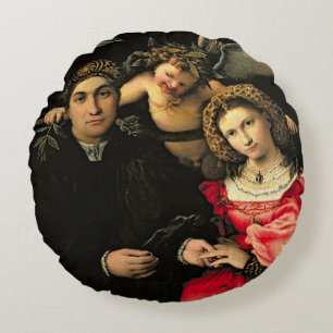 Signor Marsilio Cassotti en zijn vrouw, Faustina Rond Kussen