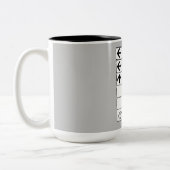 Signpost, Marrakech, Marokko Tweekleurige Koffiemok (Links)