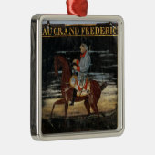 Signpost met Frederick de Grote op Horseback Metalen Ornament (Rechts)