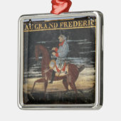 Signpost met Frederick de Grote op Horseback Metalen Ornament (Links)