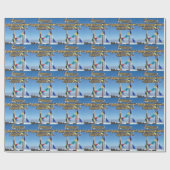 Signpost over de Top van Kilimanjaro kenya Cadeaupapier (Vlak)