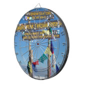 Signpost over de Top van Kilimanjaro kenya Dartbord (Voorkant Rechts)