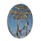 Signpost over de Top van Kilimanjaro kenya Dartbord (Voorkant Links)