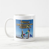 Signpost over de Top van Kilimanjaro kenya Koffiemok (Links)