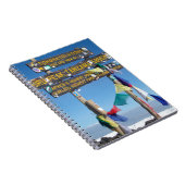 Signpost over de Top van Kilimanjaro kenya Notitieboek (Rechterzijde)