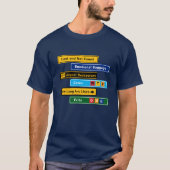 Signs for Airport Challenged Travelers T-shirt (Voorkant)