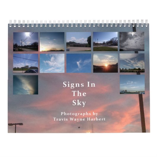 Signs In The Sky Kalender (Achterkant)