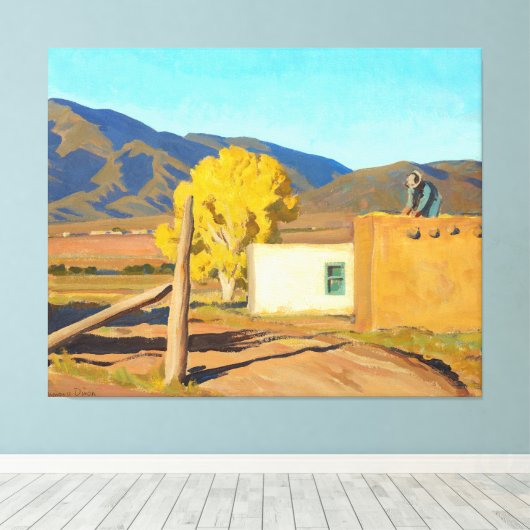 Signs of Autumn, 1931, van Maynard Dixon Canvas Afdruk (Insitu (Houten vloer))